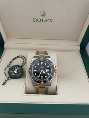 Rolex Submariner Date Stahl Gold 41 Full Set 2024