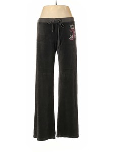 juicy couture black velour pants