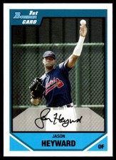 2007 1ST BOWMAN PAPER ROOKIE JAYSON HEYWARD DODGERS R67