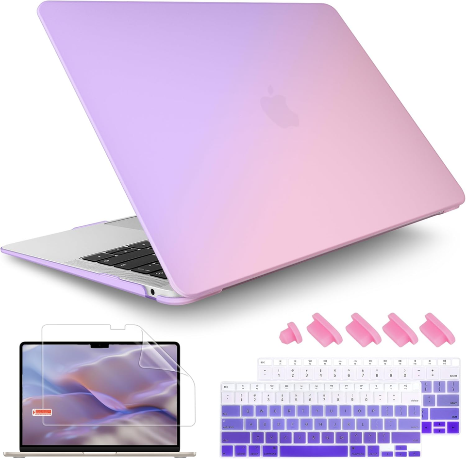 May Chen Compatible with New Macbook Air 13 Inch Case 2021 2020 2019