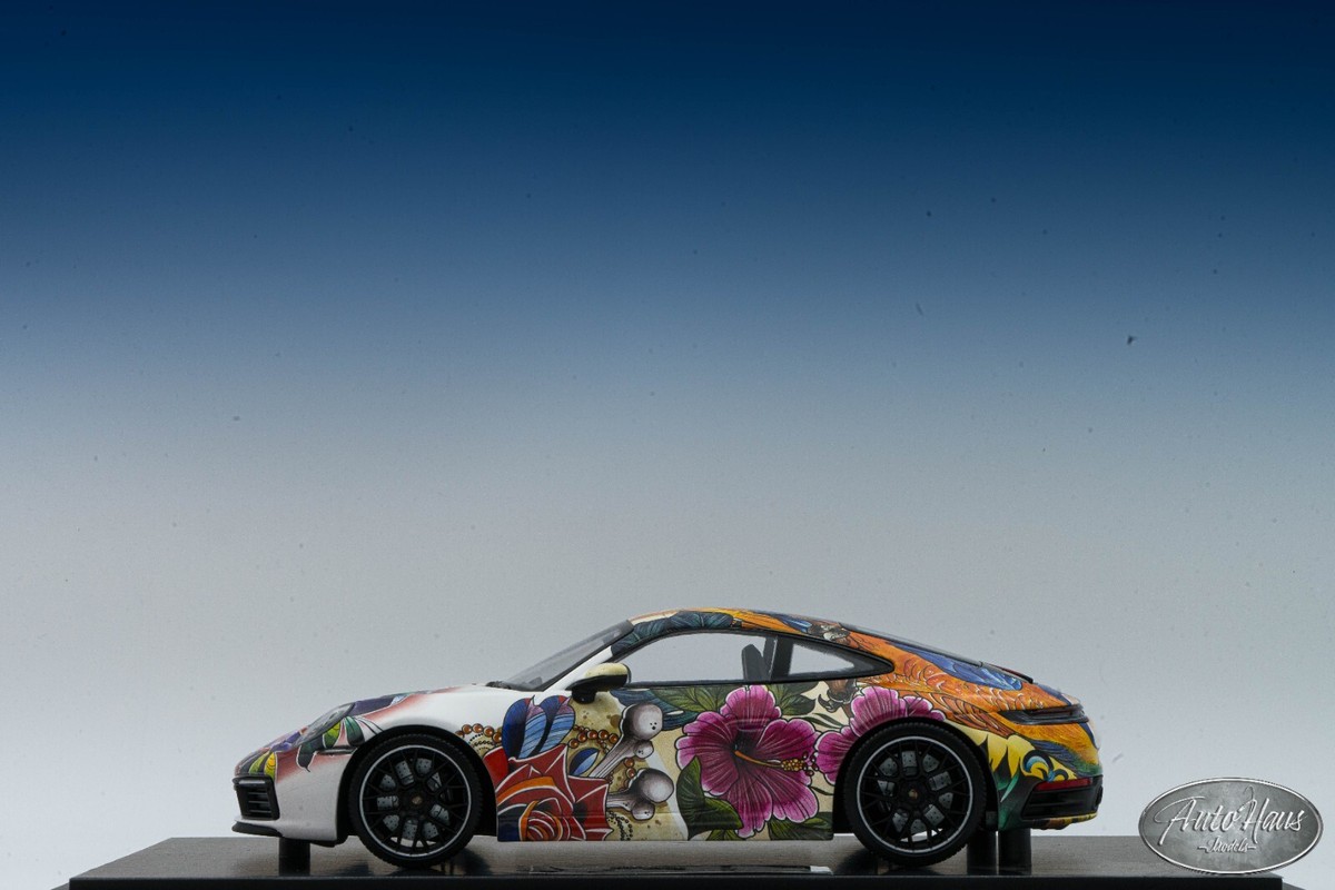 1/18 MINICHAMPS 2019 PORSCHE 911 CARRERA 4S White 🤝ALSO OPEN FOR