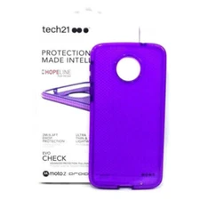 Tech21 Evo Check Shock Absorbing Case for Motorola Moto Z Droid (Purple)