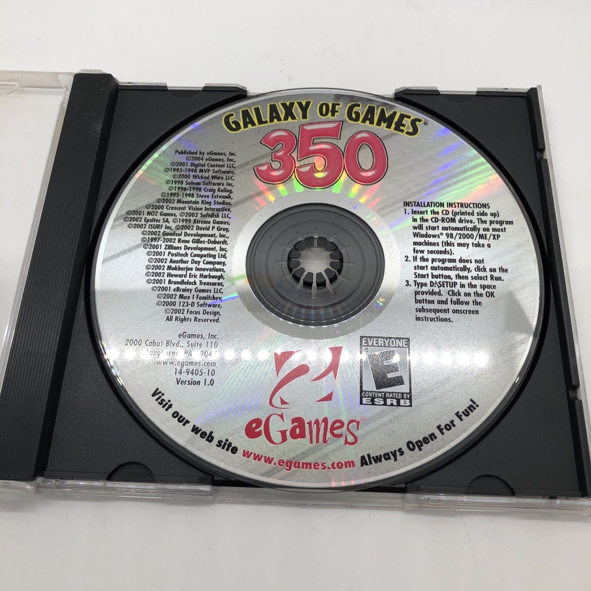 Galaxy of Games for Windows 98/2000/ME/XP PC CD-ROM | eBay