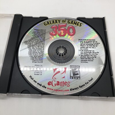 Galaxy of Games for Windows 98/2000/ME/XP PC CD-ROM | eBay
