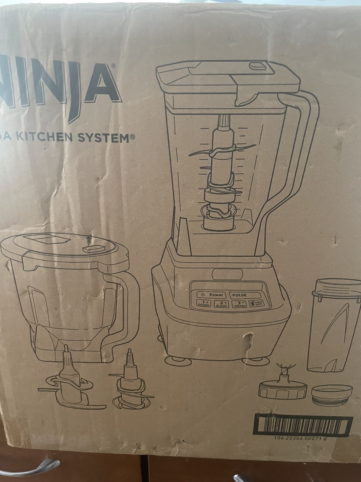 Ninja BL770AMZ Mega Kitchen System Blender and Food Processor in Black-image