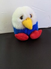  PATRIOT the Eagle Puffkins plush toy 6693 red white  blue