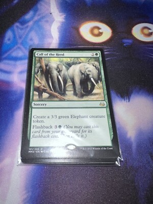 Mtg Singles - Call of the Herd - Modern Masters 2017 - Rare - LP