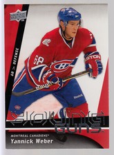2009 09-10 UD Upper Deck Young Guns YG Rookie #220 Yannick Weber RC Habs QTY