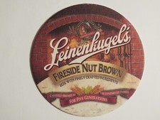 Bier Untersetzer ~ LEINENKUGEL'S Kamin Nut Brown Ale ~ Chippewa Falls, Wisconsin