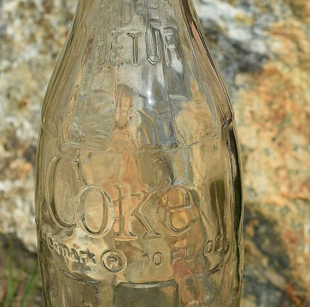 MISPRINT Antica Gonna Coca-Cola Hobble Bottiglia Ancoraggio Hocking Corp. Lancaster Ohio