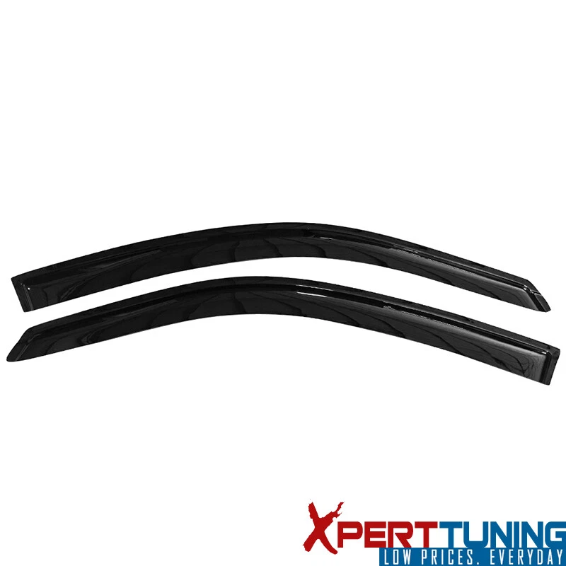 Compatível com 08-12 Honda Accord 2 portas cupê viseiras de janela protetores de chuva conjunto de 2 peças acrílico - Imagem 2 de 4