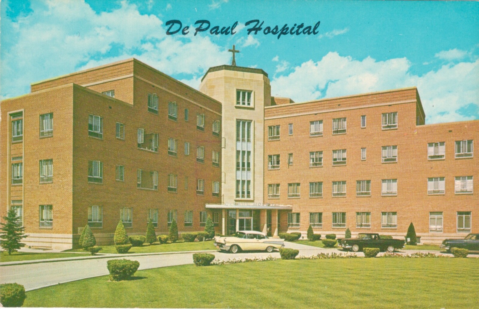 Vintage Postcard De Paul Hospital Cheyenne WYOMING eBay