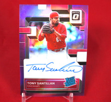 Tony Santillan PURPLE Prizm Rated Rookie AUTO /150 RC 2022 Donruss Optic