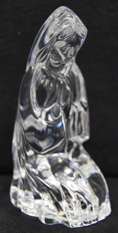 WATERFORD Crystal NATIVITY 4.5" MARY Figurine IRELAND HOLIDAY