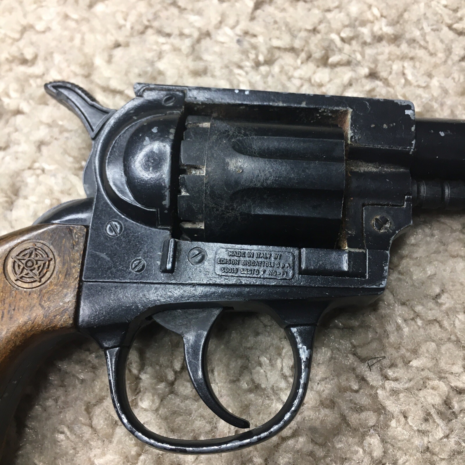 Vintage Edison Giocattoli 8 Shot Cap Gun Made in Italy 50019 SESTO ...