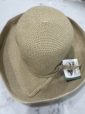 Vintage San Diego Hat Co Paper Braid Cloche Hat – Coastal Grandma Resort Sun Hat San Diego Hat Co. Paper Braid Kettle Brim Hat | eBay main image 2