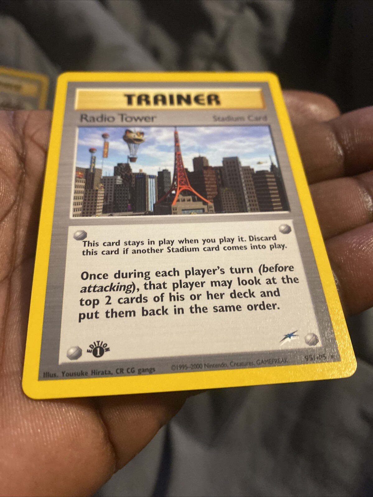 Pokemon TCG Radio Tower Neo Destiny 95/105 Unlimited Regular Rare