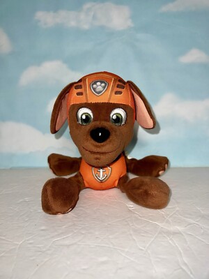 Zuma Paw Patrol Plush Dog Stuffed Animal spin master nickelodeon orange hat 2015