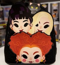 Hocus Pocus Sanderson Sisters With Binx Disney Loungefly Mini Backpack