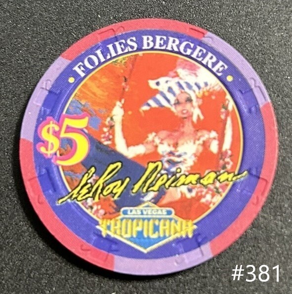 $5 tropicana Follies Berger LeRoy Neiman limited edition 1000