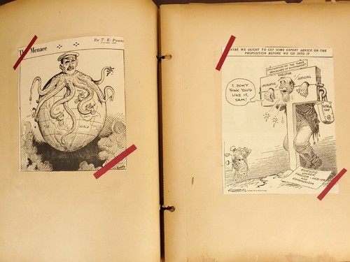 Enorme Lote - Anticomunismo - Susto Rojo - Artículos de Periódico Dibujos Animados y Más Años 30 - Imagen 6 de 11