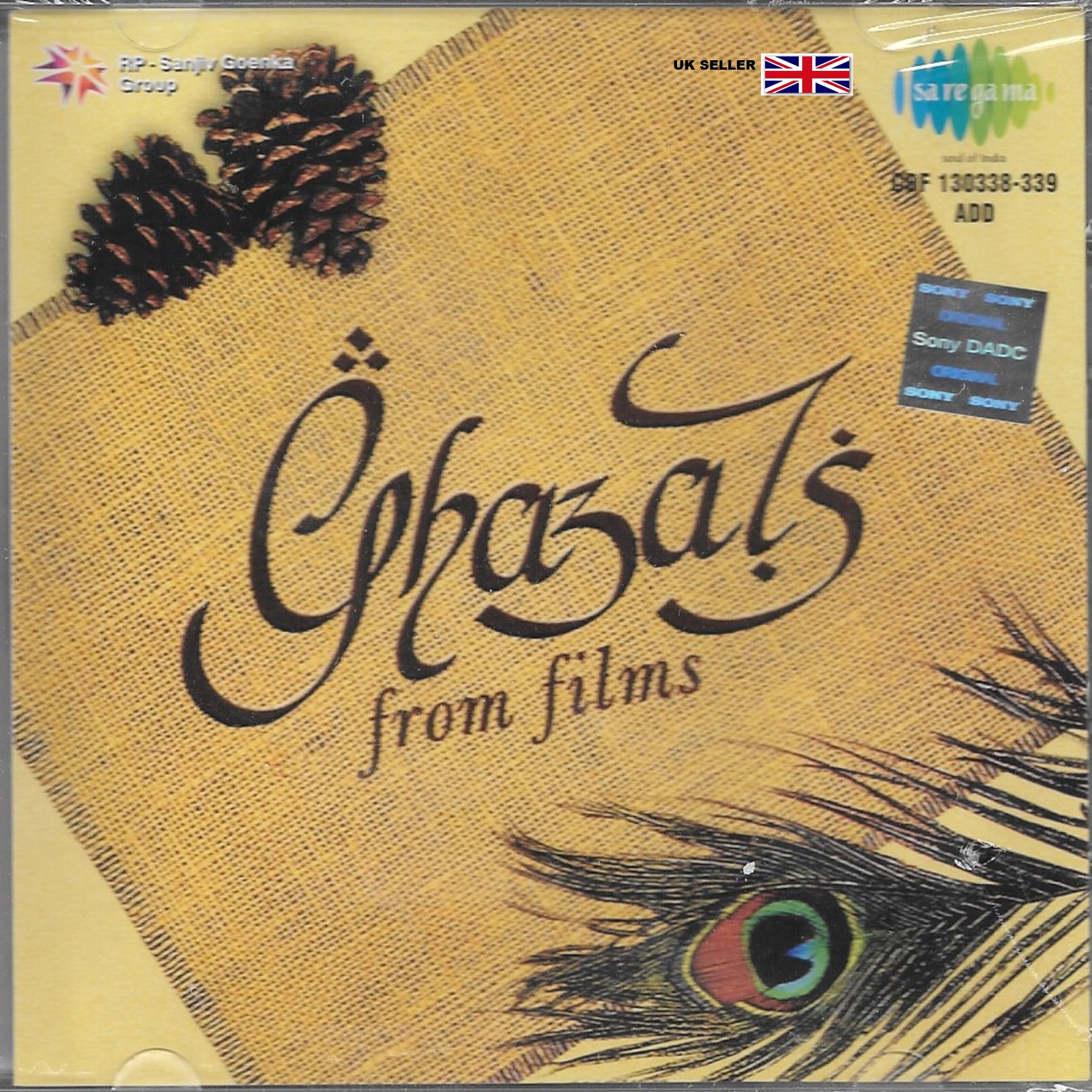 GHAZALS FROM FILMS - NEW BOLLYWOOD SARE GAMA 2CDs SET - FREE UK POST