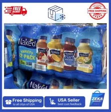 Naked 100% Juice Blend, Variety Pack, 10 fl oz, 12 ct, 120 oz, 7.5 lbs, Kosher
