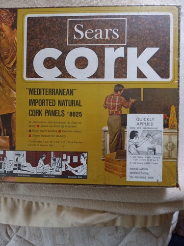 Gorgeous imported vintage cork panels from the Iberian peninsula