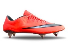 Nike Mercurial Vapor X - Bright Mango" SG Pro Fibre Glass SOCCER CLEATS