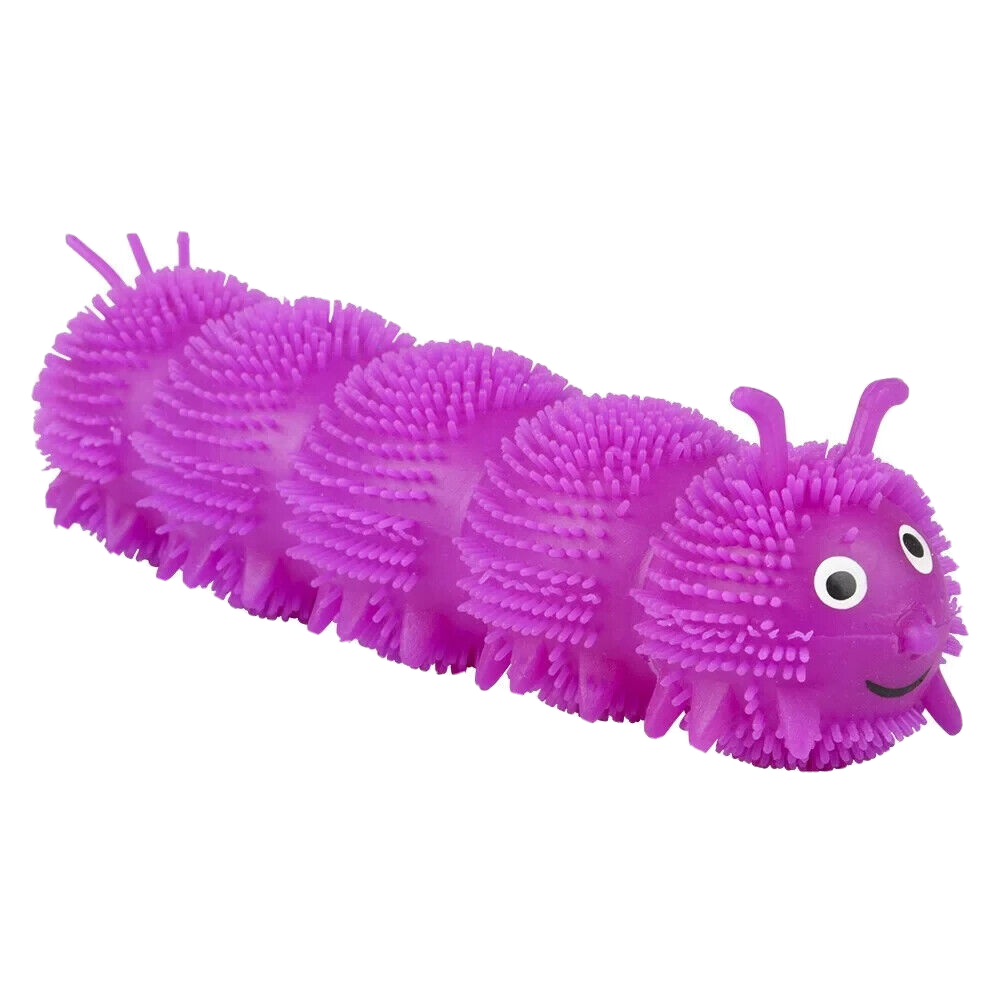 Puffer Caterpillar Squeeze Toy - Kids Fidget Sensory Toy Soft Cute Fun - 1 ct