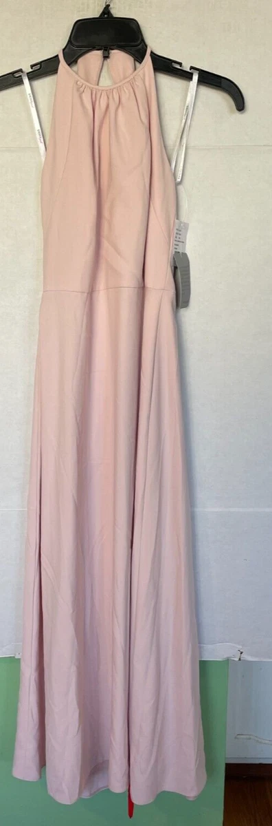 DESSY GIRL BLUSH CREPE JUNIOR BRIDESMAID DRESSES GIRLS SIZE 6 PINK BLUSH NEW