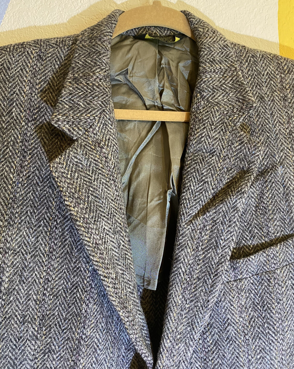 Vintage Stafford Harris Tweed Virgin Scottish Wool Gr… Gem