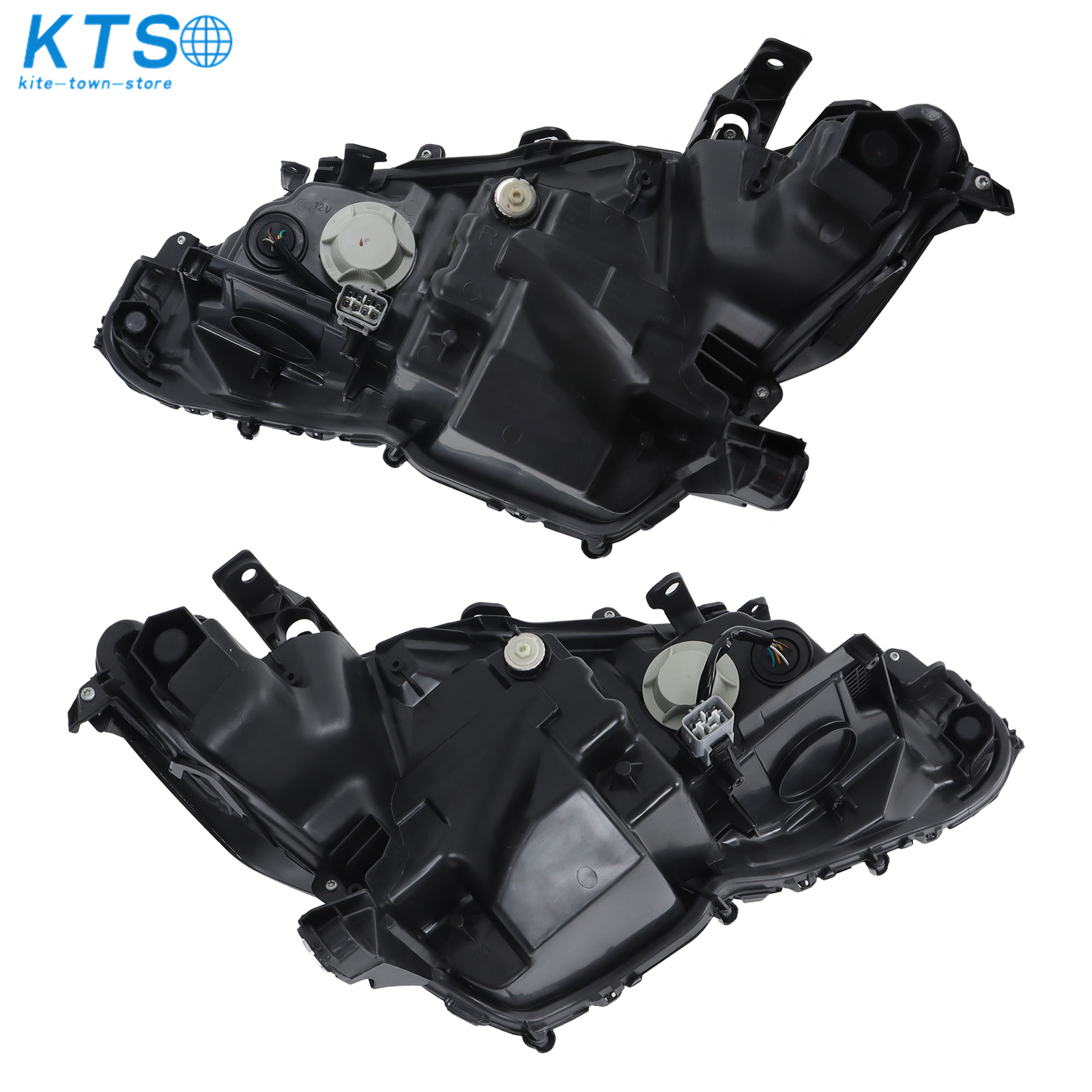 Full LED Headlight Assembly For 2021 2022 Toyota Camry XSE XLE Pair Black