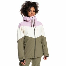 Roxy Winter Haven Jacke Damen-Schneejacke Snowboardjacke Skijacke Lila Olive