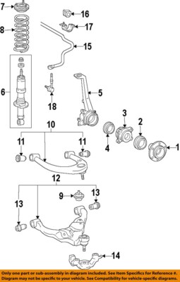 TOYOTA OEM 16-23 Tacoma Front Suspension Struts Components-Strut