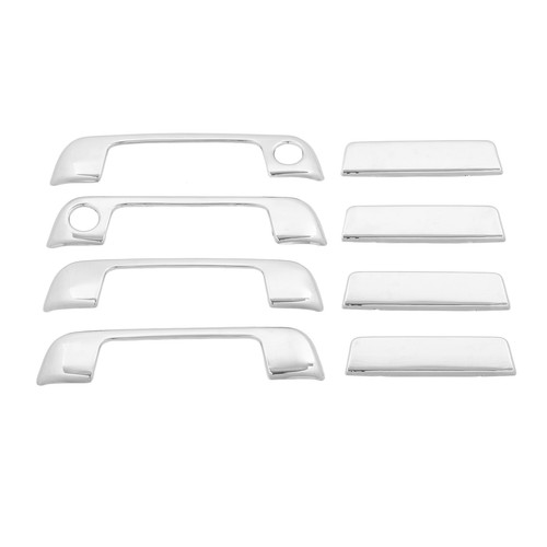 4 Sets Exterior Door Handle Cover ABS Chrome Weatherproof for E32 E34 E36 - Foto 5 di 12