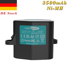 Batteria 6 V 3,5 AH Ni-MH per Kärcher VNH-112 RC3000 CS588 2.891-029.0 Siemens VSR8000