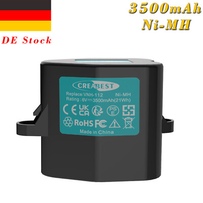 6V 3,5AH Ni-MH Akku Für Kärcher VNH-112 RC3000 CS588 2.891-029.0 Siemens VSR8000