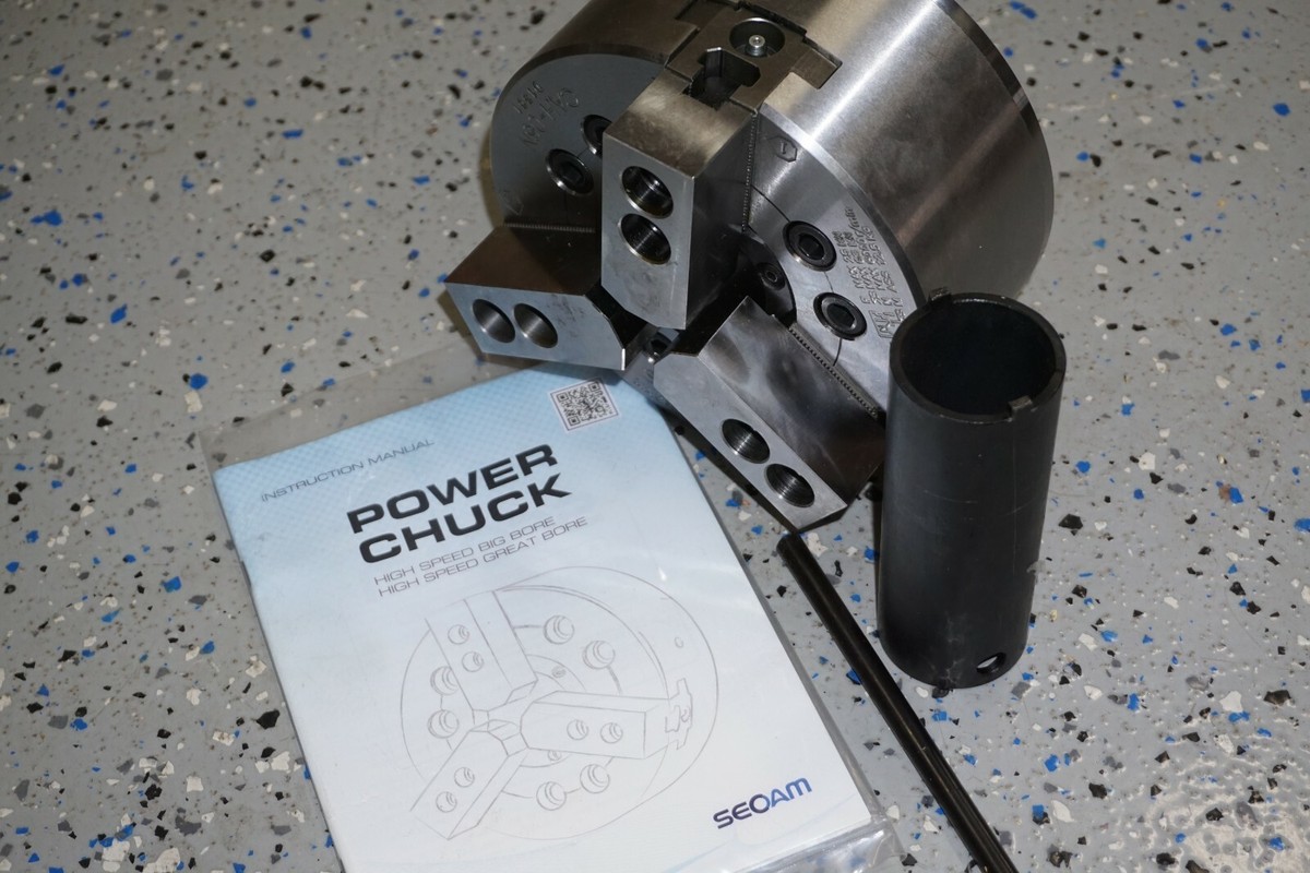 New Seoam CAH-06N lathe chuck, M52 x 1.5 thread, A2-5 (Kitagawa B