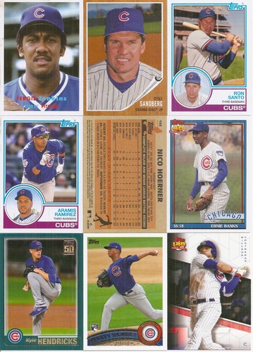 2021 Topps Archives Chicago Cubs Complete Team Set Regular + Inserts (15) - Bild 2 von 2