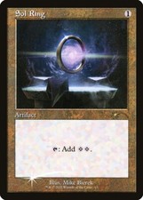 MTG SOL RING FOIL PROMO - RETRO FRAME - ANELLO SOLARE - MAGIC