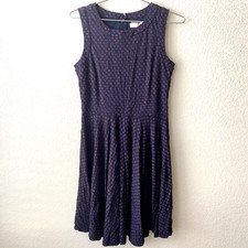 Ann Taylor Loft Womens Dress Size Small Sleeveless Printed Midi