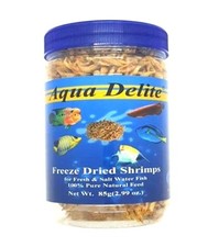 Aqua Delite Freeze dried Small Shrimp 3oz-9oz For Turtles and Fish Choose Size
