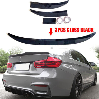 Universal Gloss Black Rear Spoiler Lip For Jetta Luxury Car