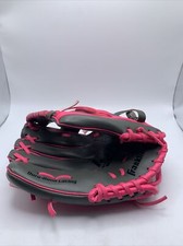 Franklin Ready To Play 9 1/2 inch Glove Gray/Pink Baseball SoftballRight Handed