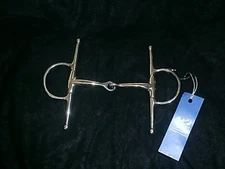 FULL CHEEK SNAFFLE BIT Horse size 5"  Stainless Steel  English  Showing  Hunting