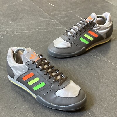 Vintage 1980s Adidas Izoard UK7,5 Made In Yugoslavia Grey OG Cycling 80s Rare