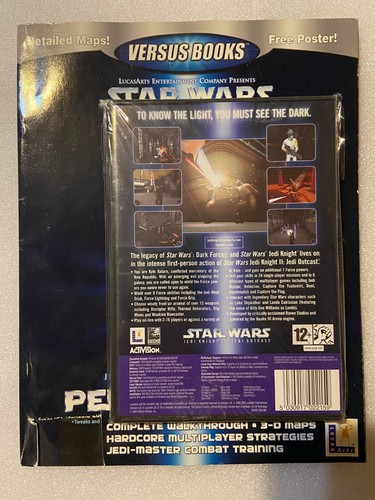 Star Wars: Jedi Knight II Jedi Outcast (PC, 2002) with VersusBook Strategy Guide - Picture 3 of 5