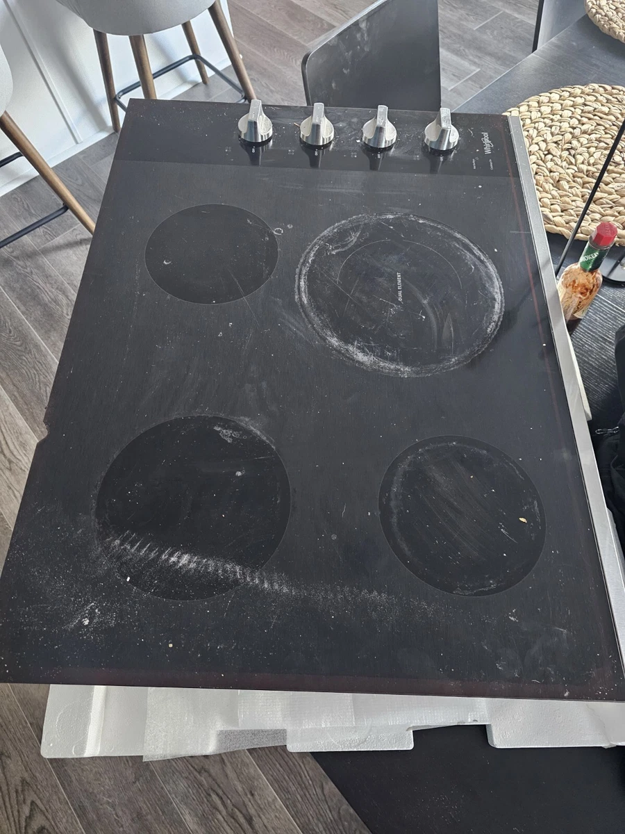 Whirlpool - 30 Electric Cooktop - Black