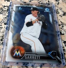 BRAXTON GARRETT 2016 Bowman Chrome #1 Draft Pick 1st TRUE Rookie Card RC🔥🔥🔥$$